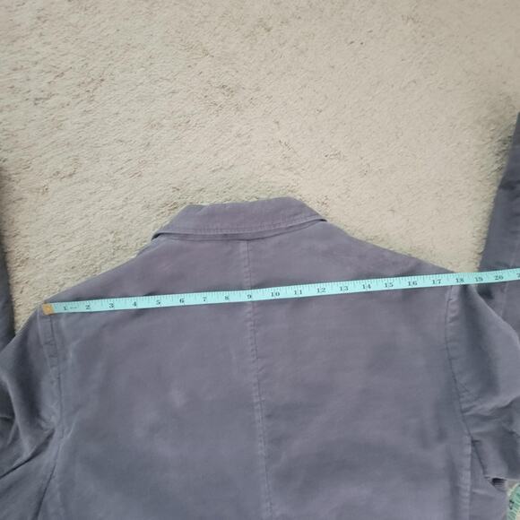 J. Crew Mens M Corduroy Blazer Sport Coat 100% Cotton Casual Jacket Gray - Picture 7 of 14